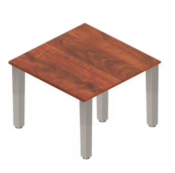 Square Post Square Coffee/Side Tables - Tungsten Legs-Office Furniture