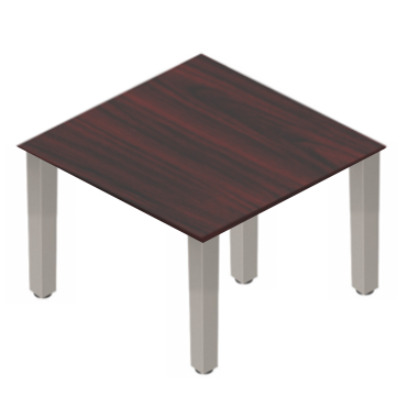 Square Post Square Coffee/Side Tables - Tungsten Legs-Office Furniture