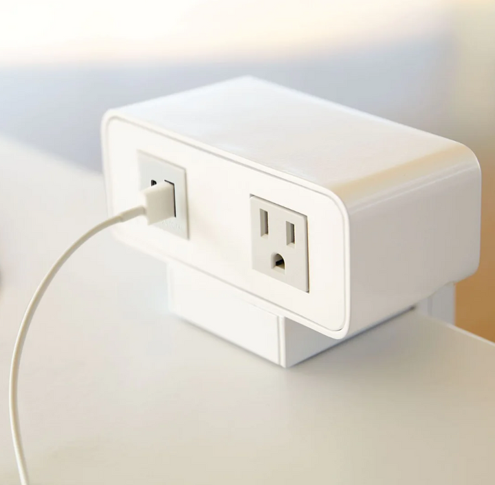 Teknion Power Cube w/ Power Outlet &amp; Dual USB - Color: Very White