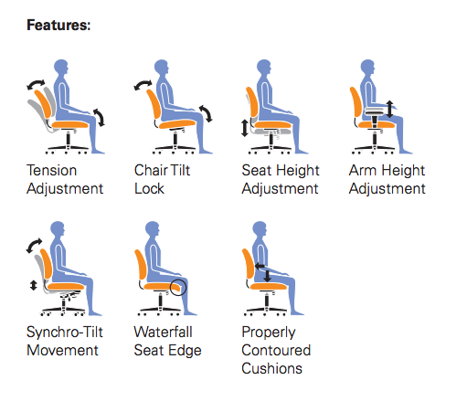 Mesh Synchro-Tilter Chair - JD2801-Work and Task Chair