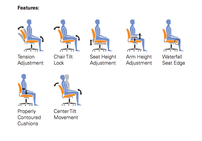 High Back Managers Chair - JD12110B-Work and Task Chair