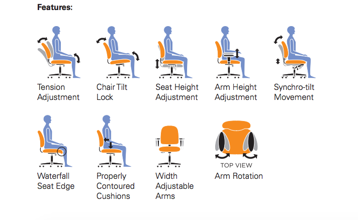 Mesh Back Executive Chair - JD11325B-Work and Task Chair