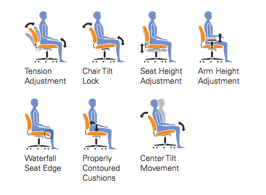 Mesh Back Task Chair - JD11514B-Work and Task Chair