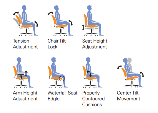 Tilter Chair with Arms - JD11850B-Work and Task Chair