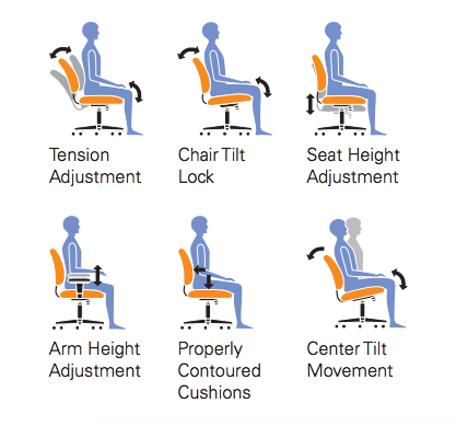 Tilter Chair with Arms - JD11651-Work and Task Chair