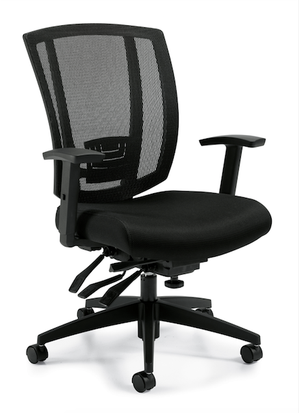 Upholstered Seat and Mesh Back Multi-Function - JD3103 - Joe's Office Furniture