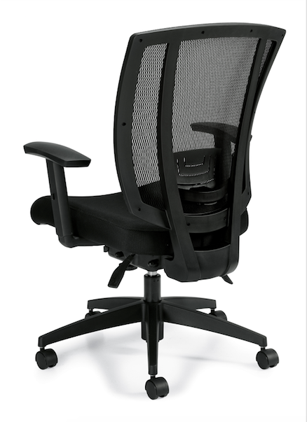 Upholstered Seat and Mesh Back Multi-Function - JD3103-Work and Task Chair