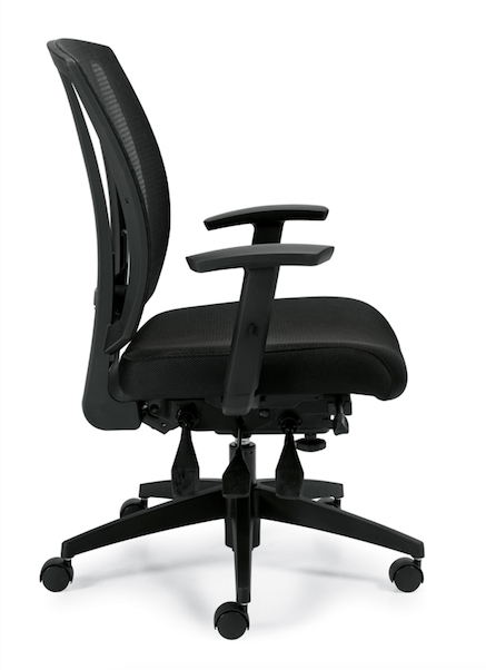 Upholstered Seat and Mesh Back Multi-Function - JD3103-Work and Task Chair