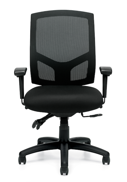 Mesh Back Multi-Function Chair with Arms - JD11769B-Work and Task Chair