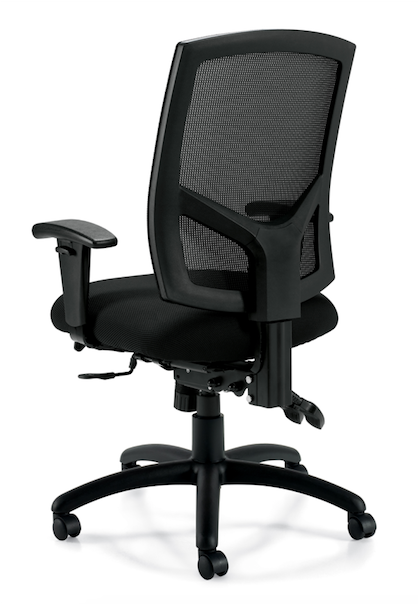 Mesh Back Multi-Function Chair with Arms - JD11769B-Work and Task Chair