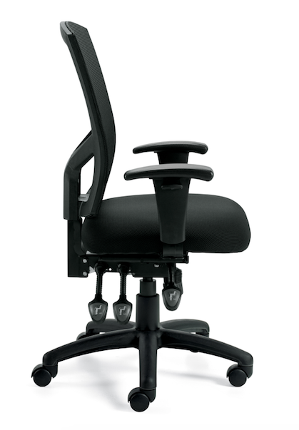 Mesh Back Multi-Function Chair with Arms - JD11769B-Work and Task Chair