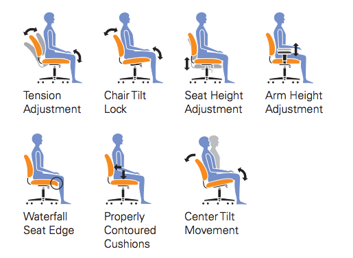 Mesh Back Management Chair - JD3191B-Work and Task Chair