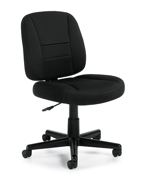 Armless Air Mesh Task Chair - JD11343B - Joe's Discount Office Furniture