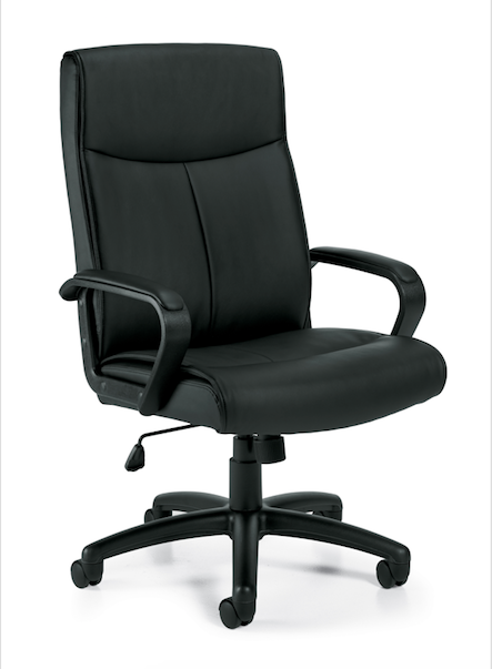 Luxhide Managers Chair - JD11782B-Conference and Management Chair