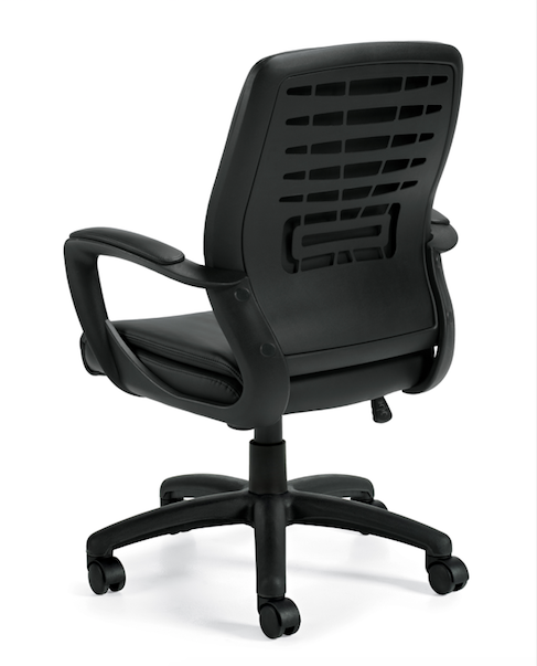 Luxhide Managers Chair - JD11975B-Conference and Management Chair