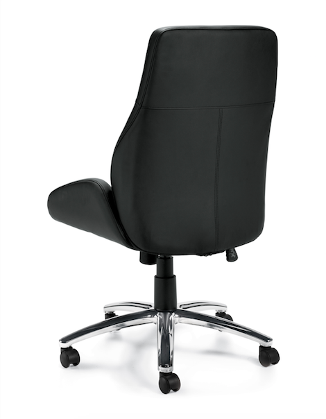 Specialty Luxhide Tilter Chair - JD11786B-Conference and Management Chair