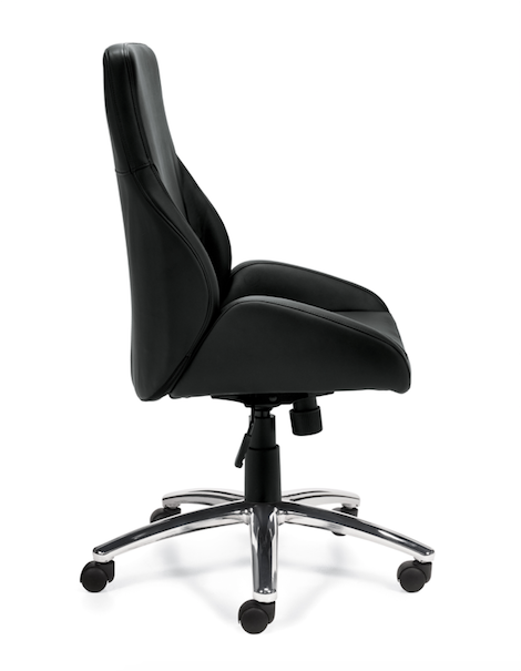 Specialty Luxhide Tilter Chair - JD11786B-Conference and Management Chair