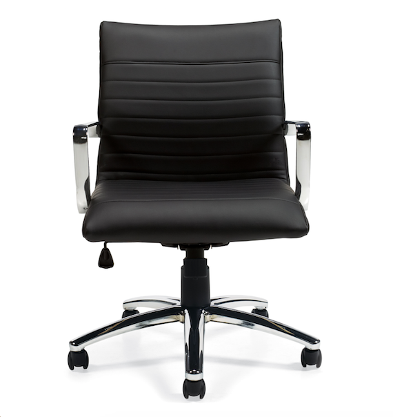 Mid Back Luxhide Executive Chair - JD11734B - Joe's Discount Office Furniture