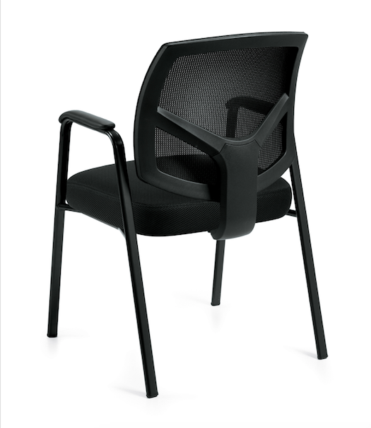 Mesh Back Guest Chair - JD11512B-Guest and Stack Chair