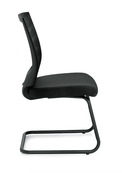 Mid Back Armless Guest Chair - JD11923B-Guest and Stack Chair