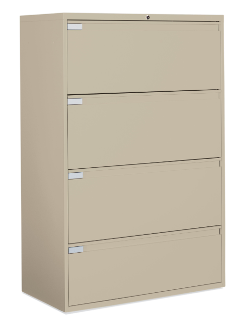 Global - 9100 Plus Series - 30"W 4 Drawer Lateral File - Joe&