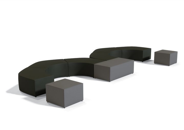 Modular Ottoman - Rectangular Shaped - JD13011-Lounge Seating