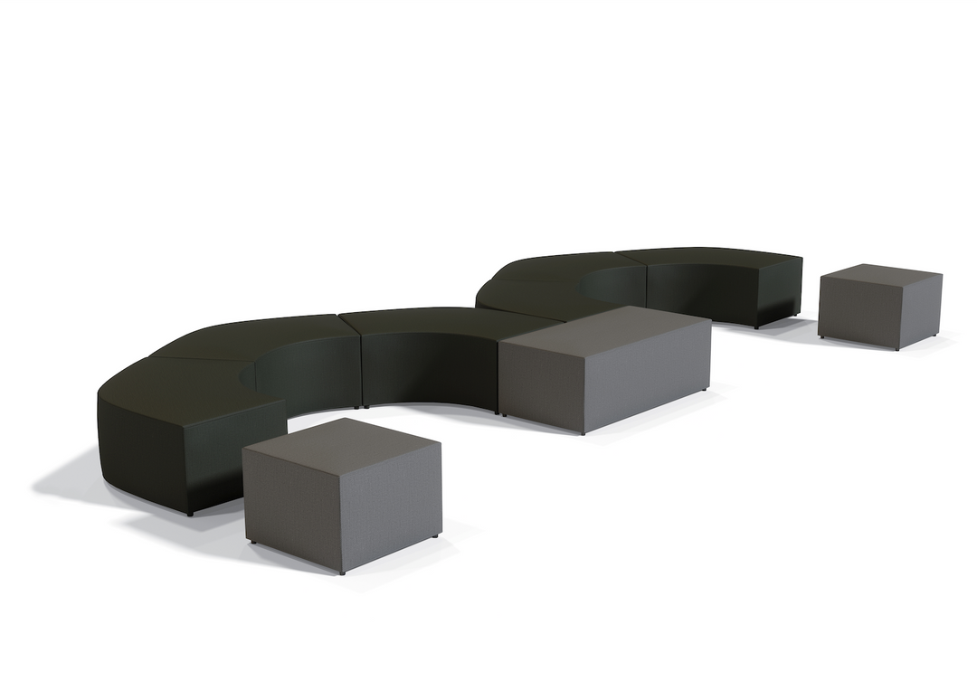 Modular Ottoman - Square Shaped - JD13012-Lounge Seating