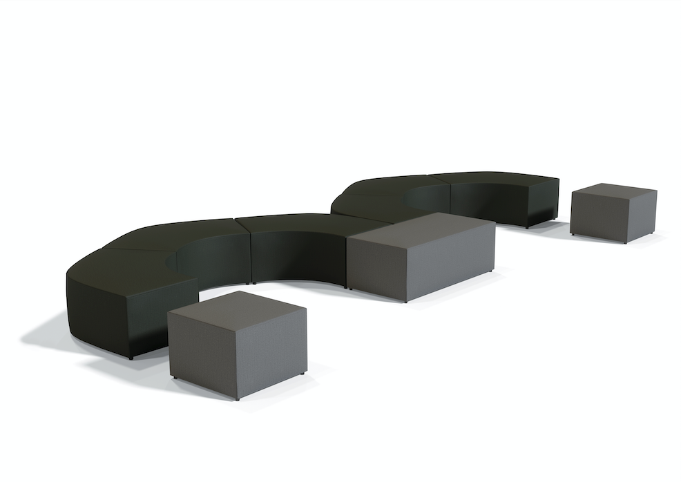 Modular Ottoman - Rectangular Shaped - JD13011-Lounge Seating