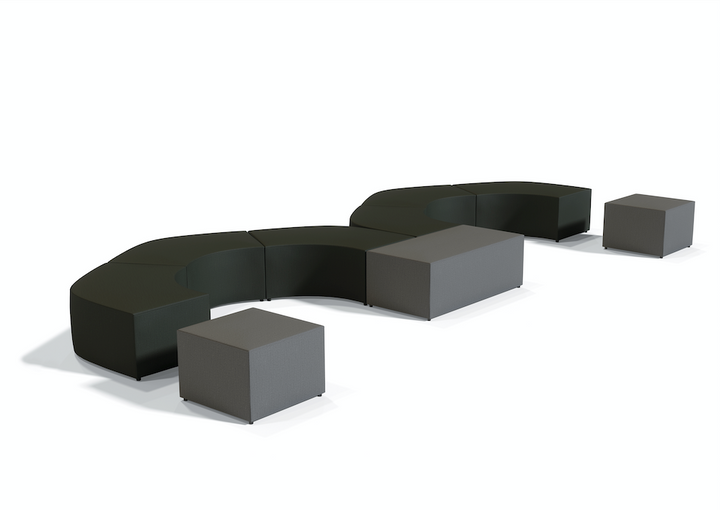 Modular Ottoman - Rectangular Shaped - JD13011-Lounge Seating