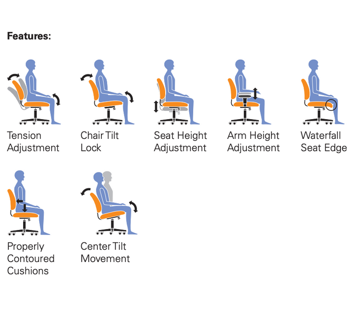 Low Back Mesh Back Tilter Chair with Luxhide Seat - JD13026B-Conference and Management Chair