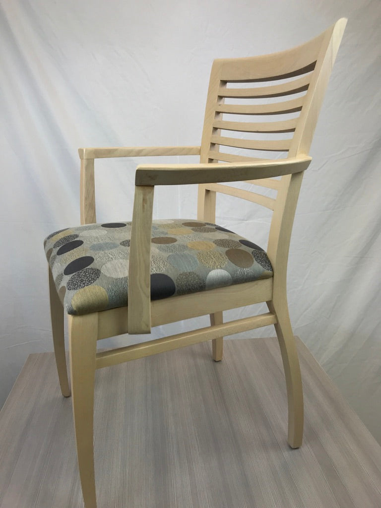 OFS - Murano - Cafe/Dining - Horizontal Slatted Back Side Chair - Brand New - Joe&