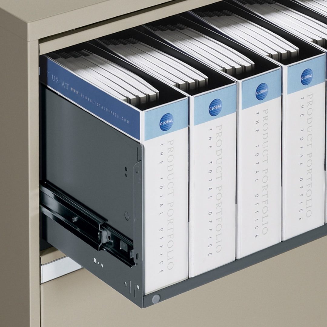 Global 2 Drawer Lateral File Cabinet - 42"W (9342P-2F1H) - Joe&