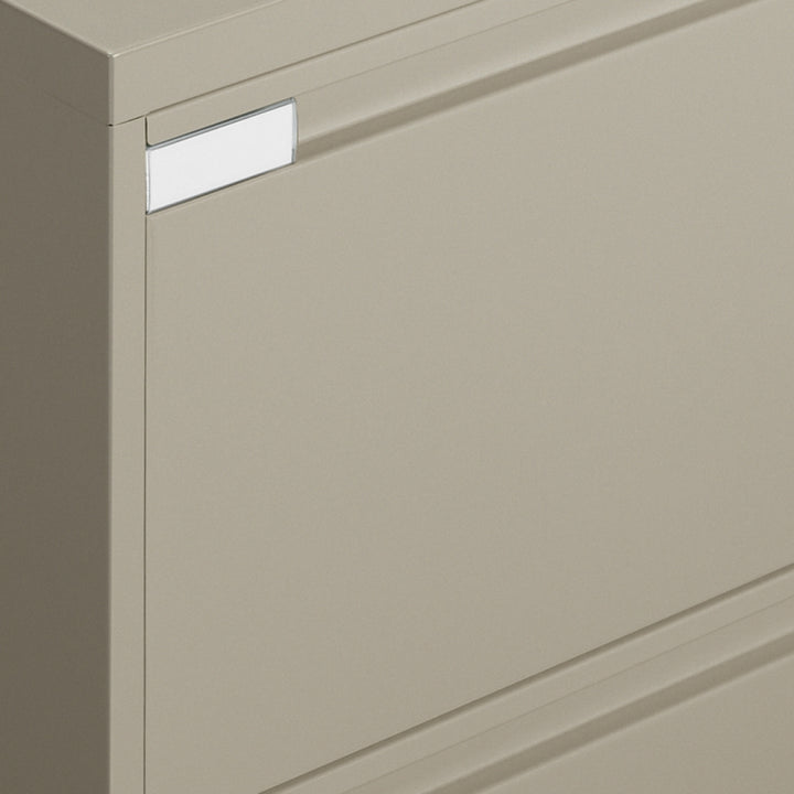 Global 2 Drawer Lateral File Cabinet - 36"W (9336P-2F1H) - Joe&